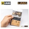 Liang 0008 Paint Crack Effects Airbrush Stencils